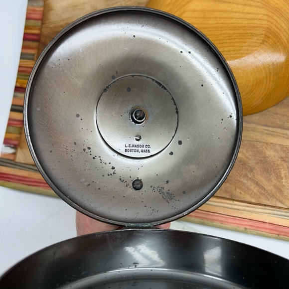 Vintage L.E. Mason Co. Boston Mass. Silent Butler Crumb Catcher - Picture 4 of 13